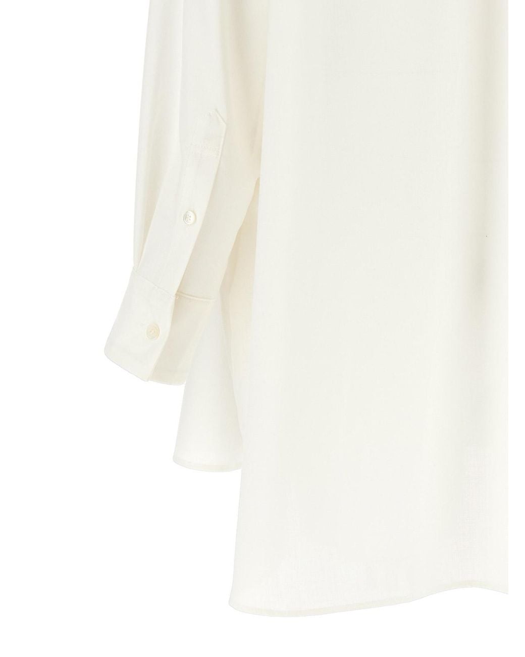Sacai Black Hybrid Shirt With Front Panel Model