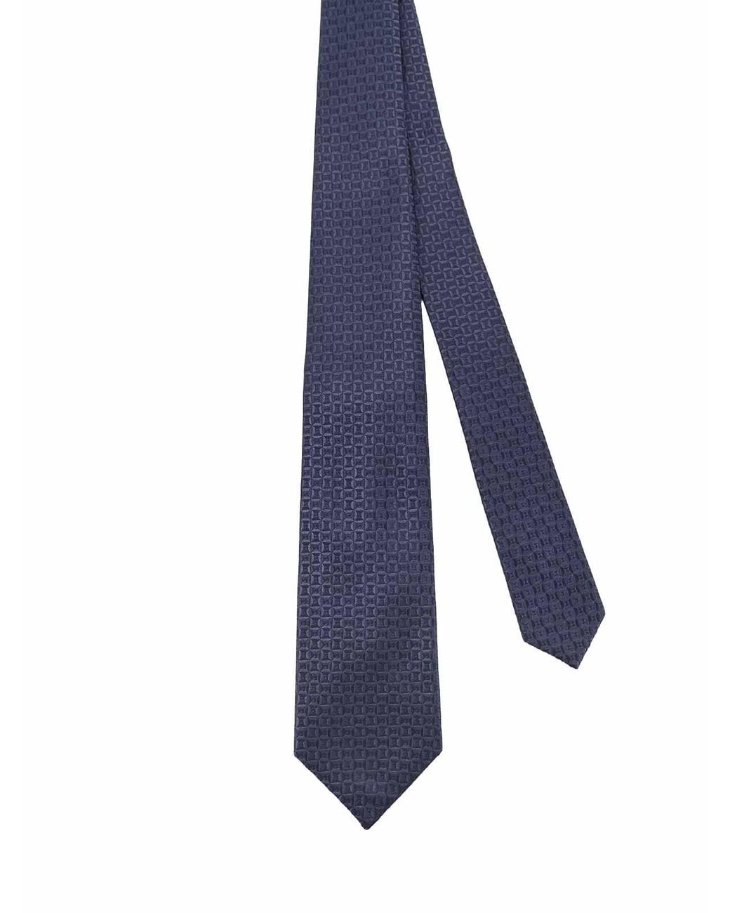 Kiton Blue Silk Tie for men