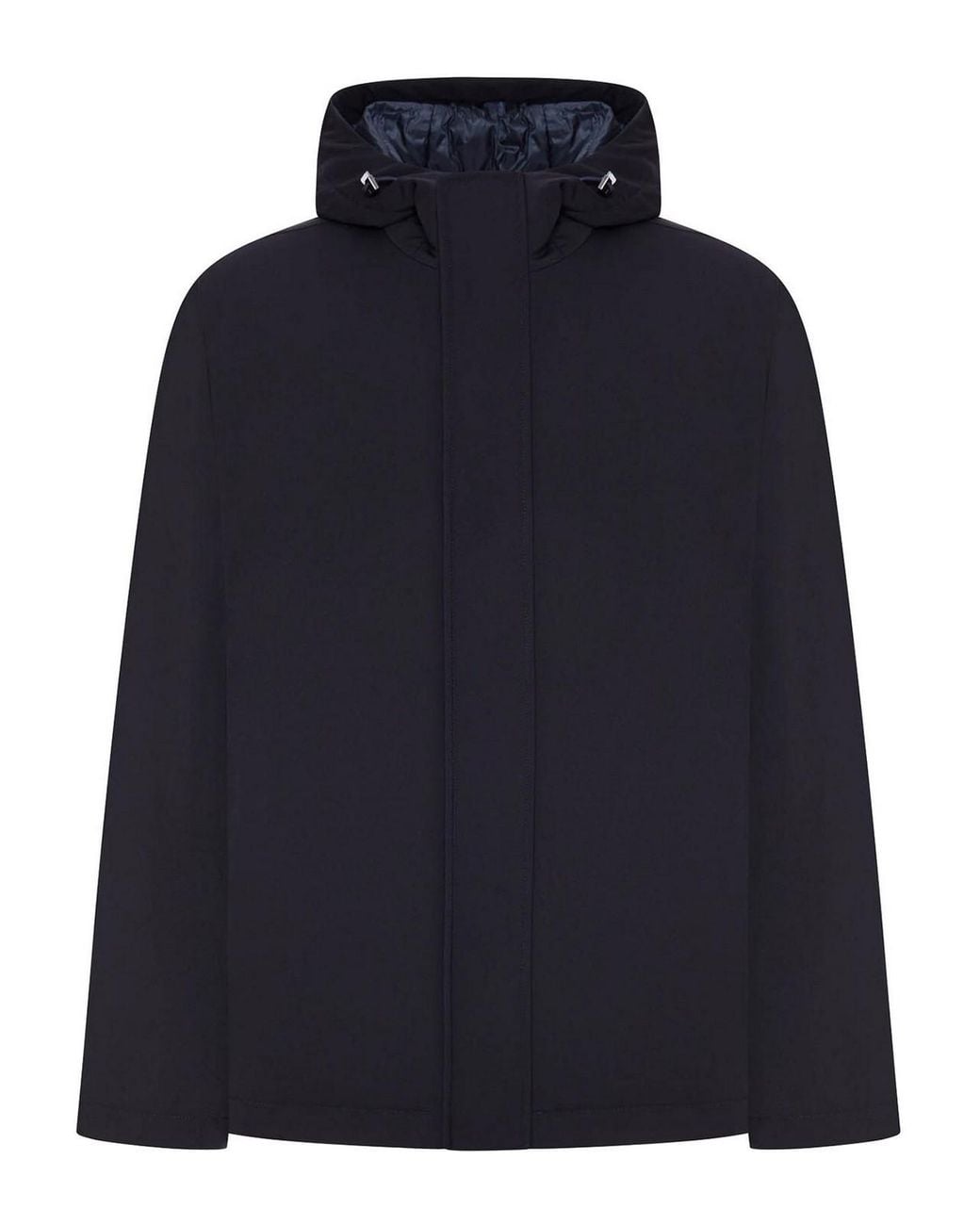 Herno Blue Technical Fabric Blouson for men
