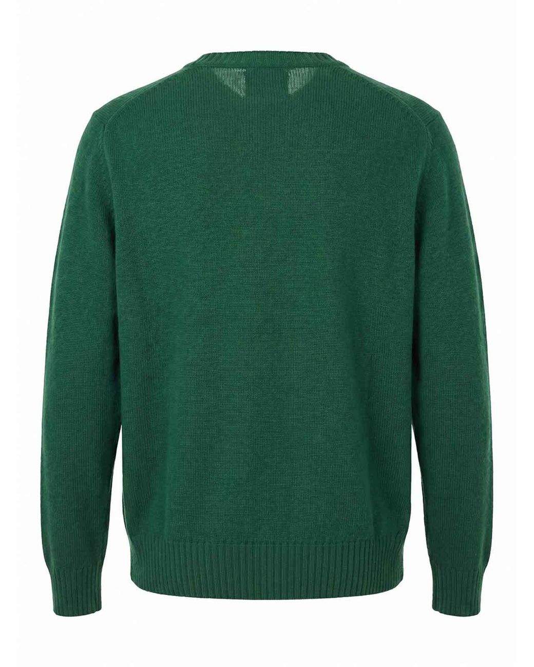 Malo Green Cashmere Round Neck for men