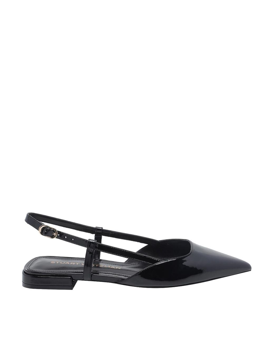 Stuart Weitzman Black Vinnie Slingback