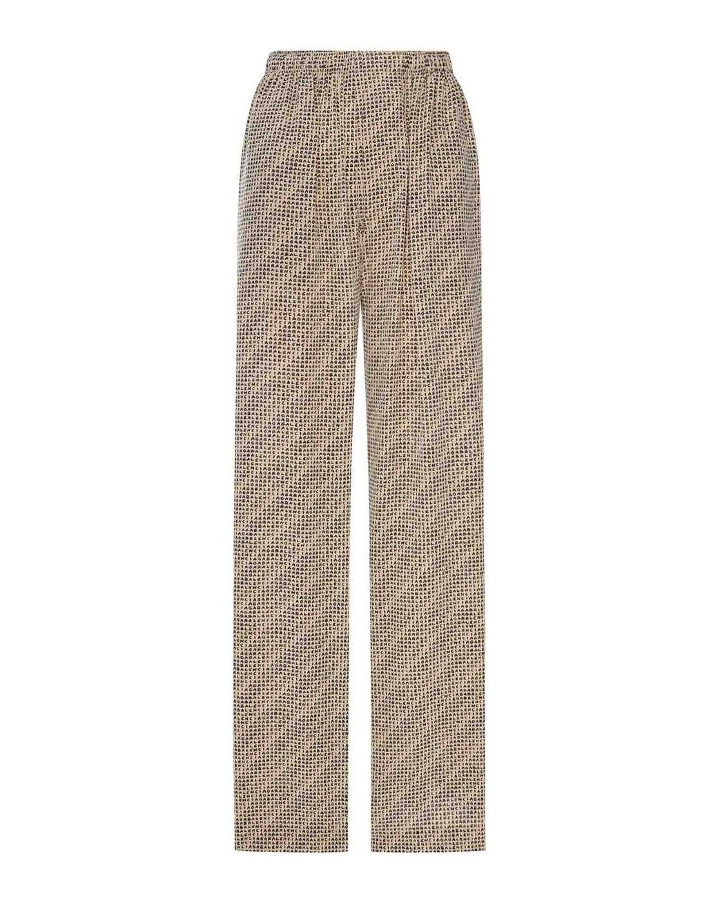 Balenciaga Natural Monogram Pants