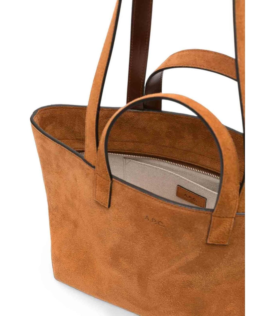 A.P.C. Brown Schultertasche