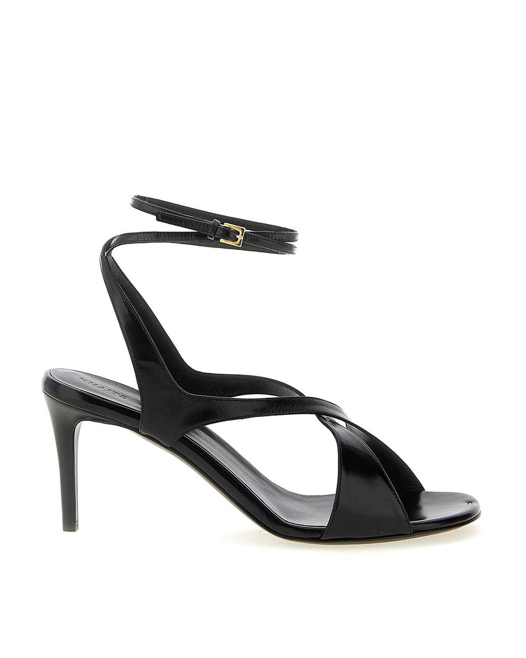 Khaite Black Liria Sandals