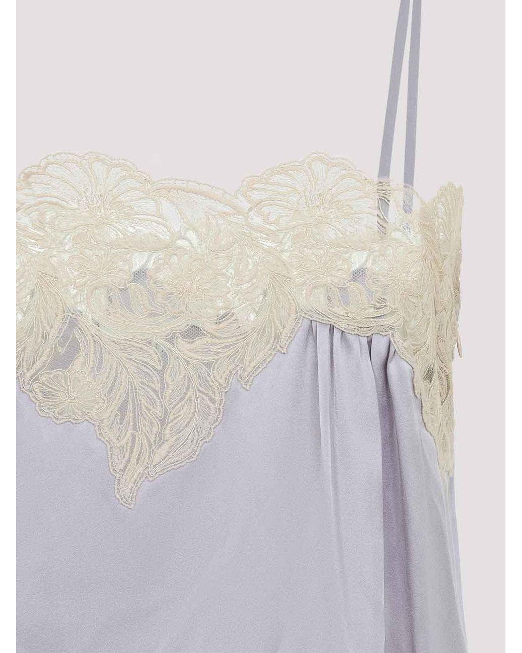 Top Chloé de color Purple