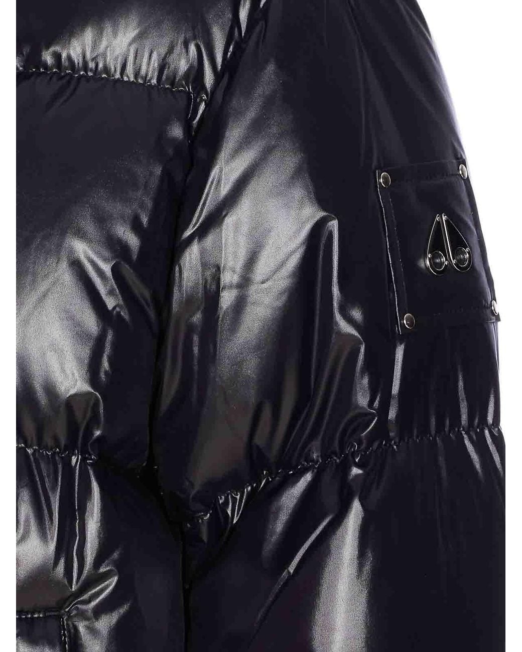 Moose Knuckles Black Moonstone Down Jacket