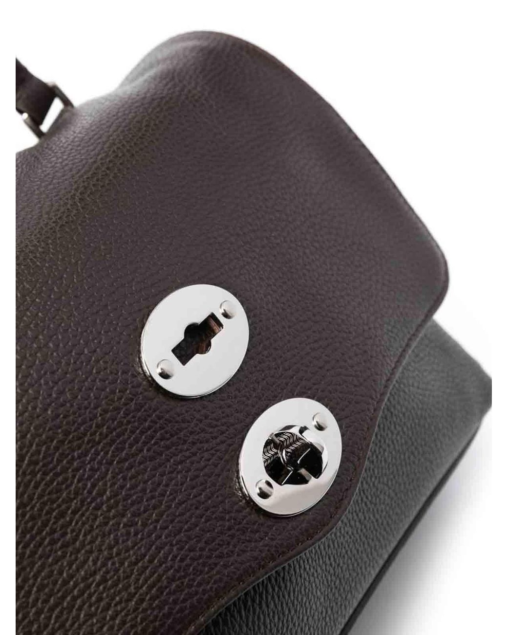 Zanellato Black Postina S Daily Leather Handbag