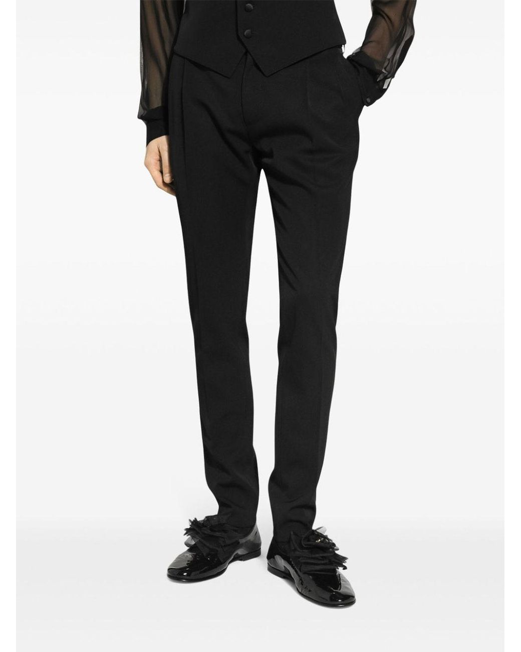 Dolce & Gabbana Black Casual Pants for men