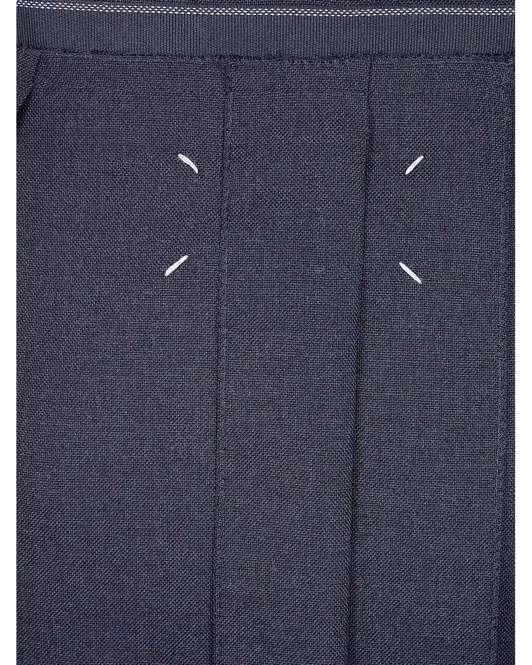 Maison Margiela Blue Reversed Midi Skirt