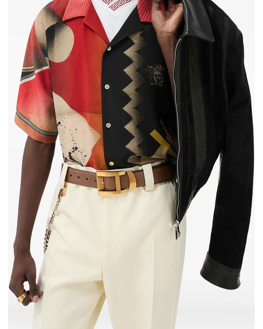 Versace Red Shirt for men