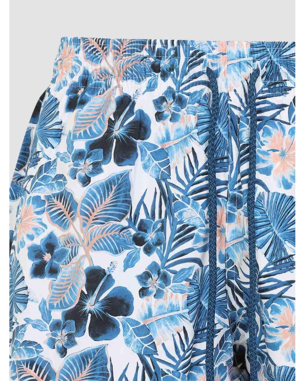 Vilebrequin Blue Moorise Island Flowers Swim Shorts for men