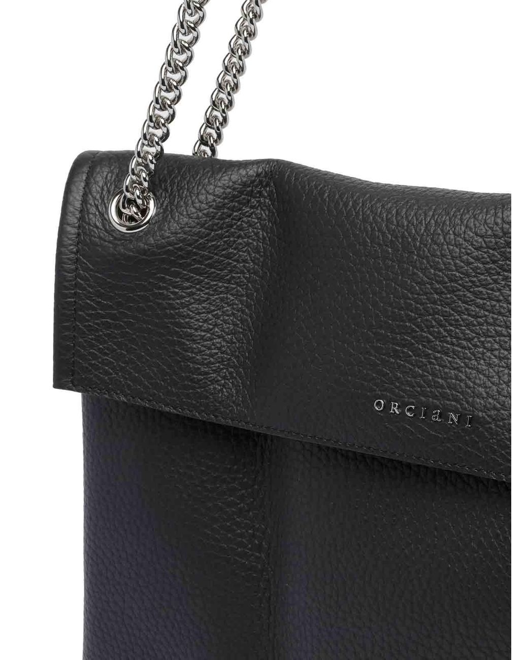 Orciani Black Shoulder Bag