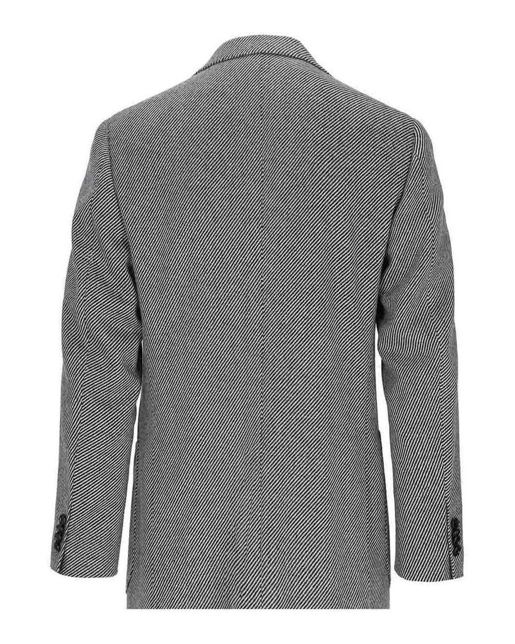 Cesare Attolini Gray Blazer Monopetto for men