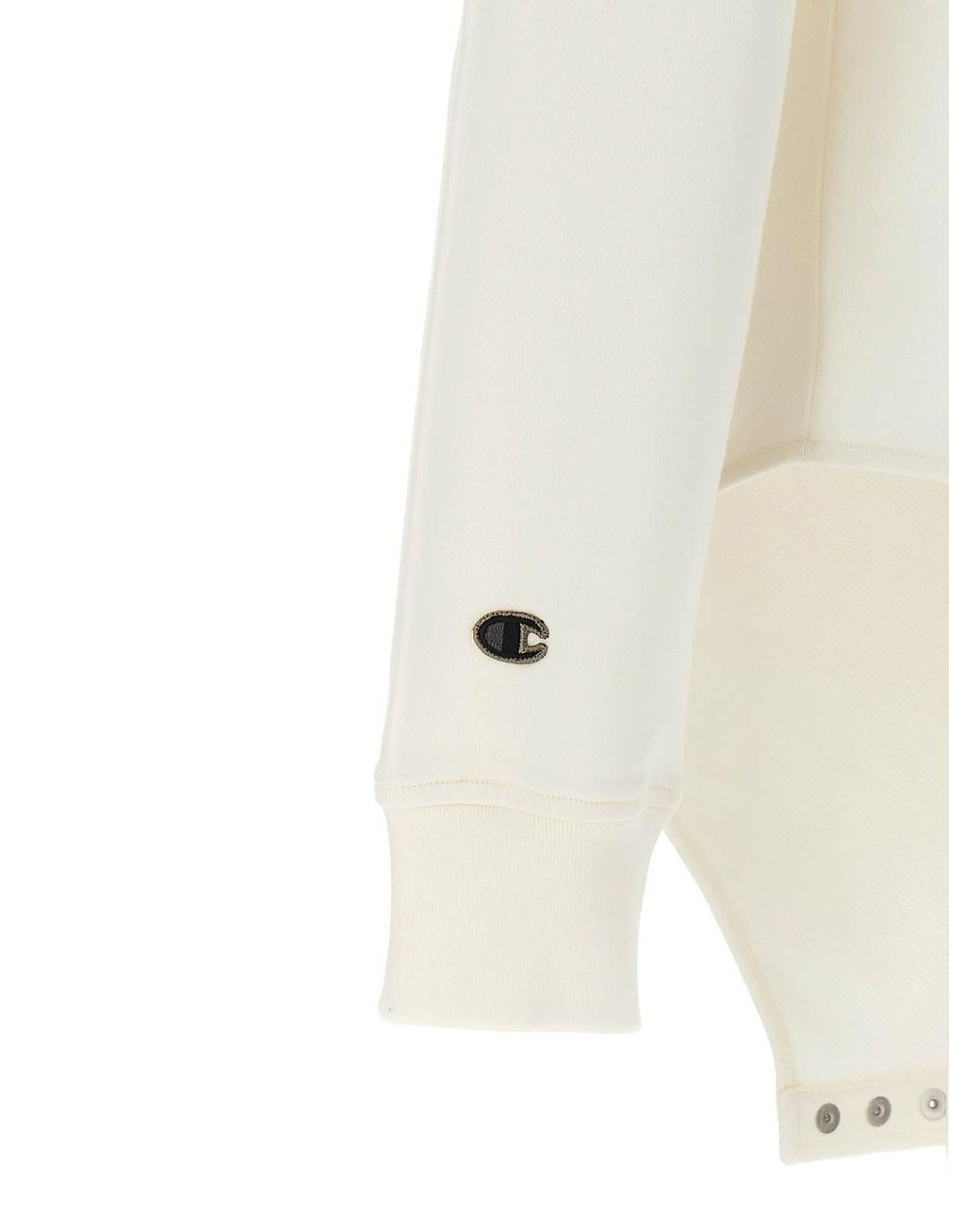 Rick Owens White Sweatshirts