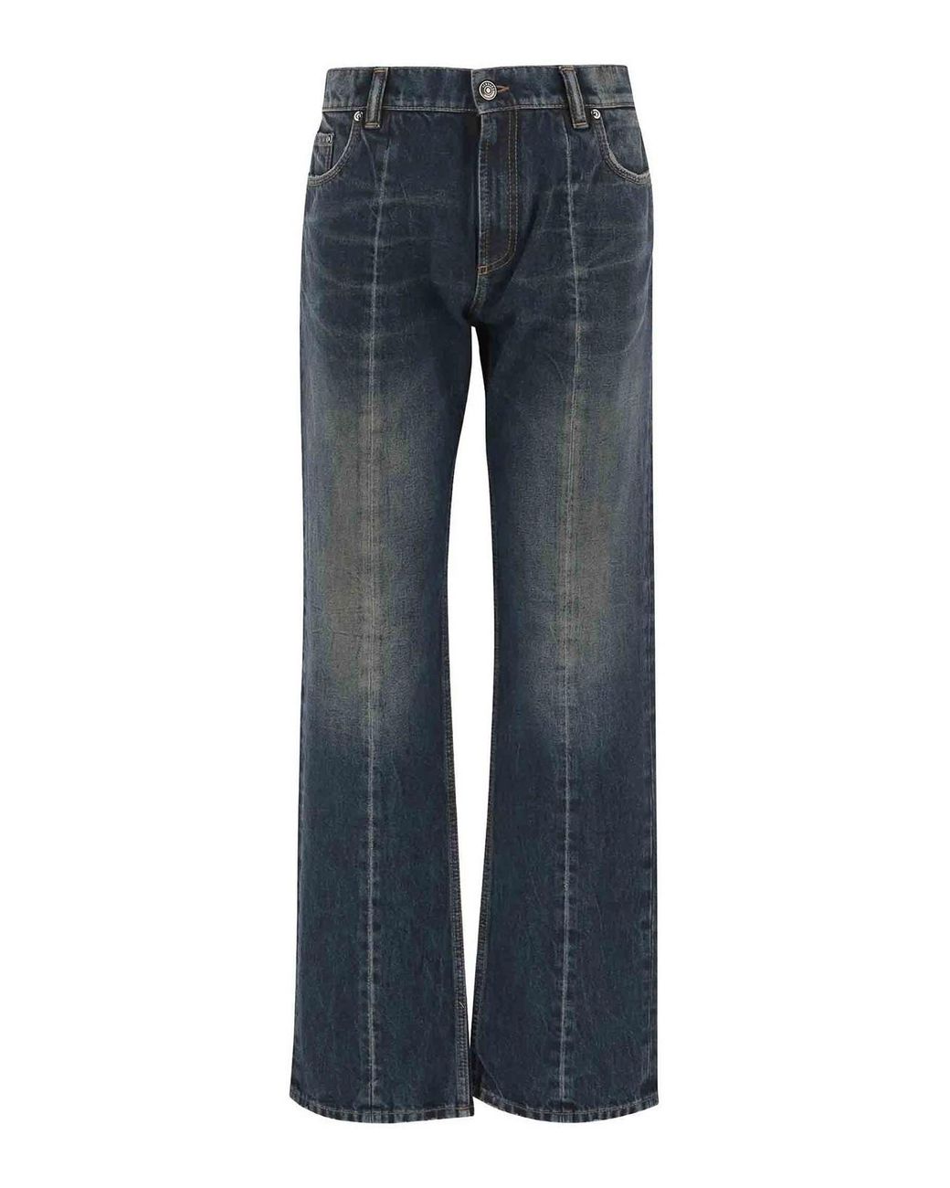 Vaqueros Rectos Versace de color Blue