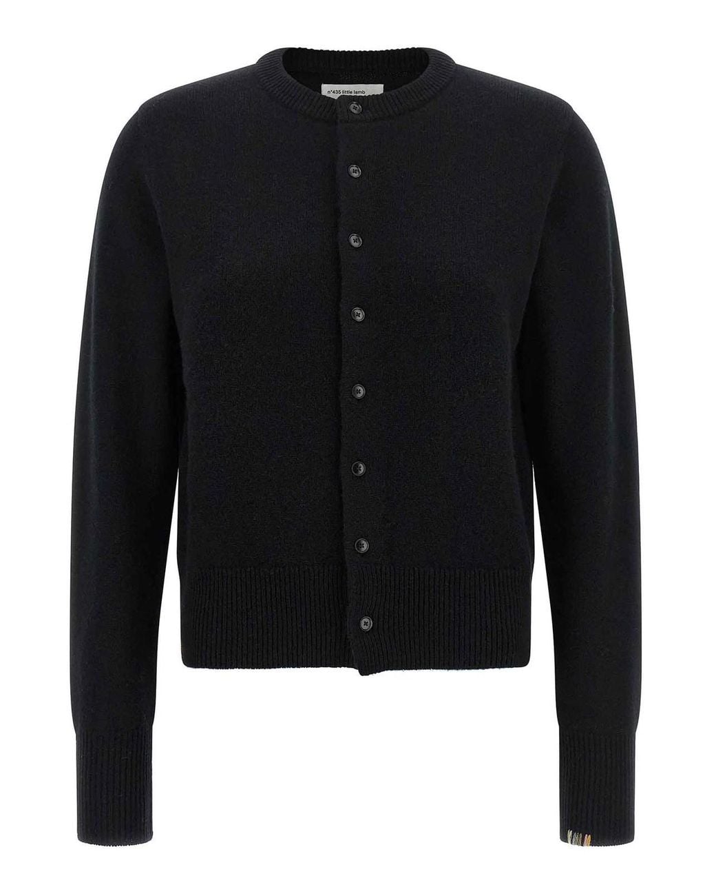 Extreme Cashmere Black N435 Little Lamb Cardigan