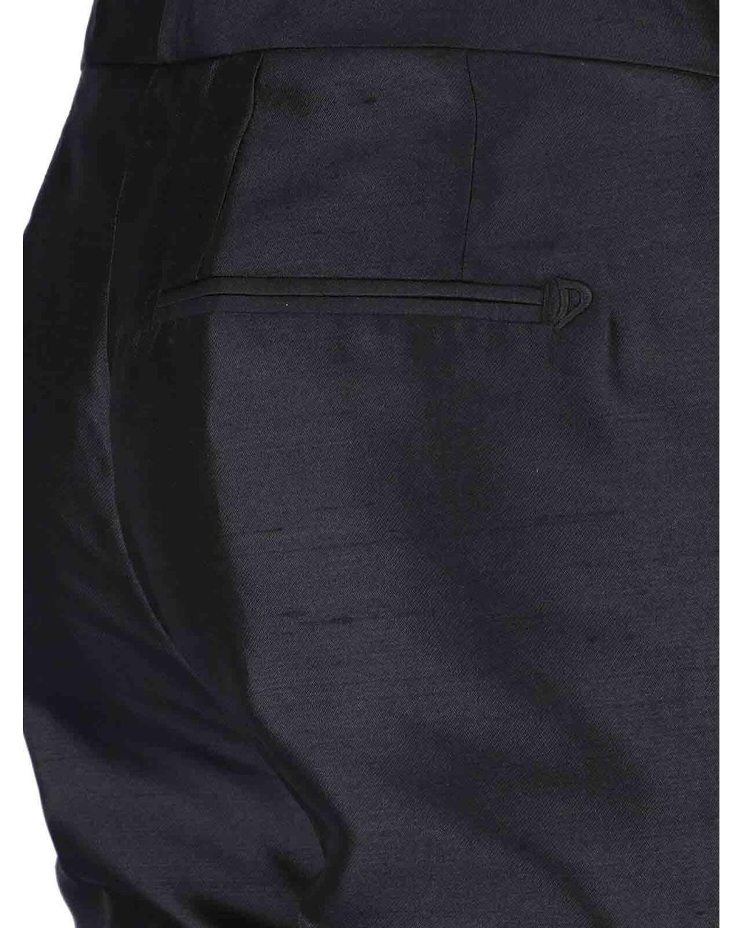 Dondup Blue Shantung Pants