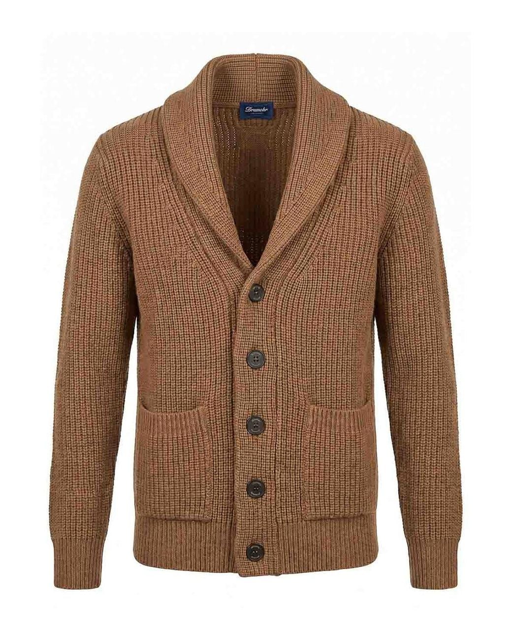 Drumohr Brown Cardigan for men