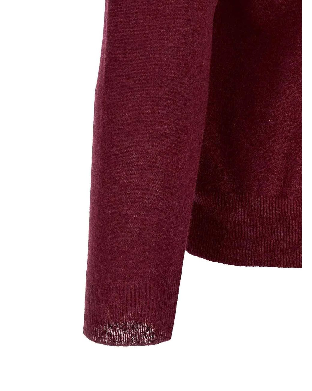 Zanone Red Long Sleeve Polo Shirt for men