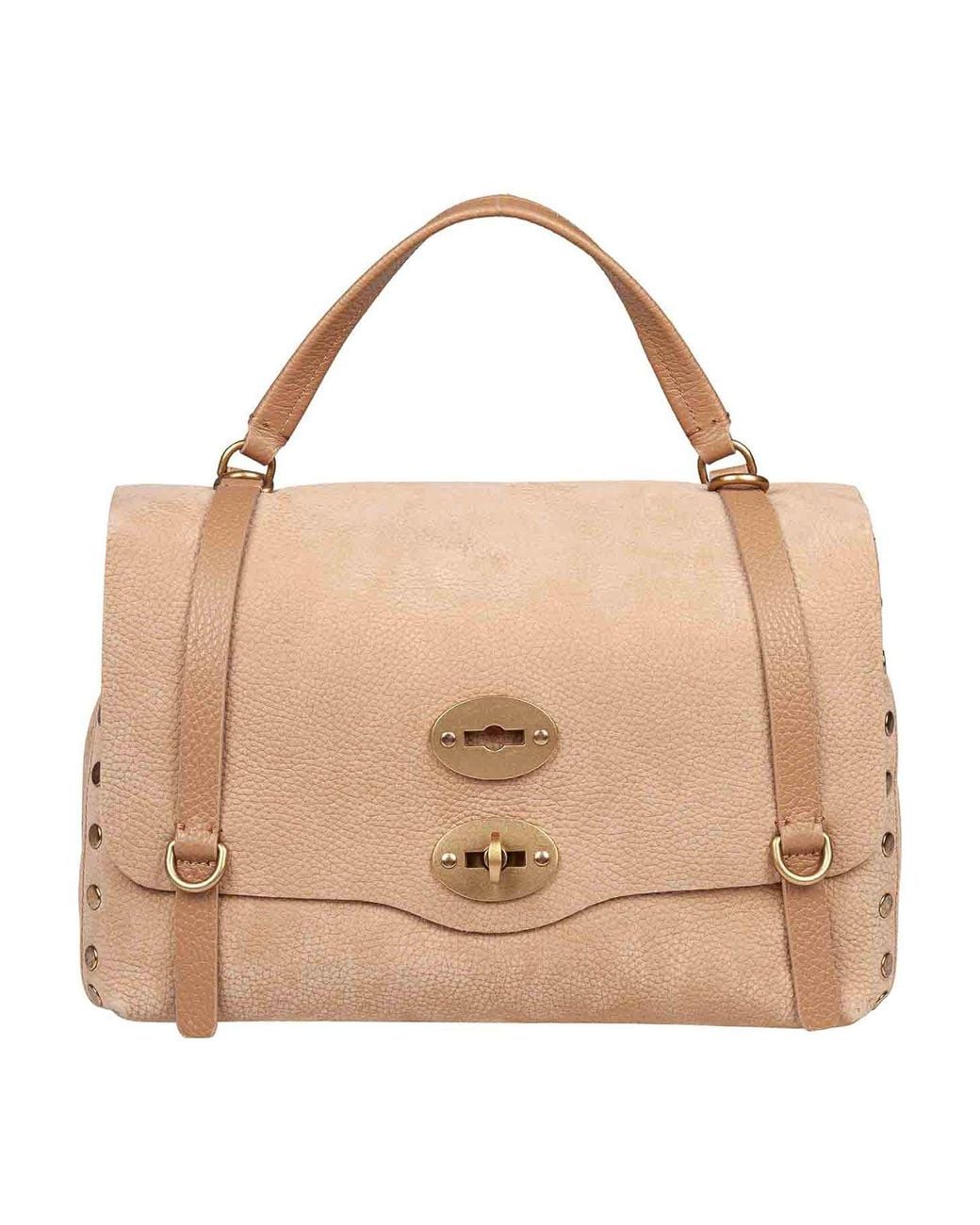 Zanellato Natural Re Jones Nubuck Postina Handbag