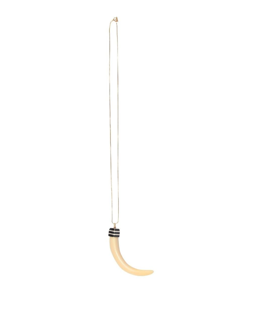 Tory Burch White Pendant Necklace