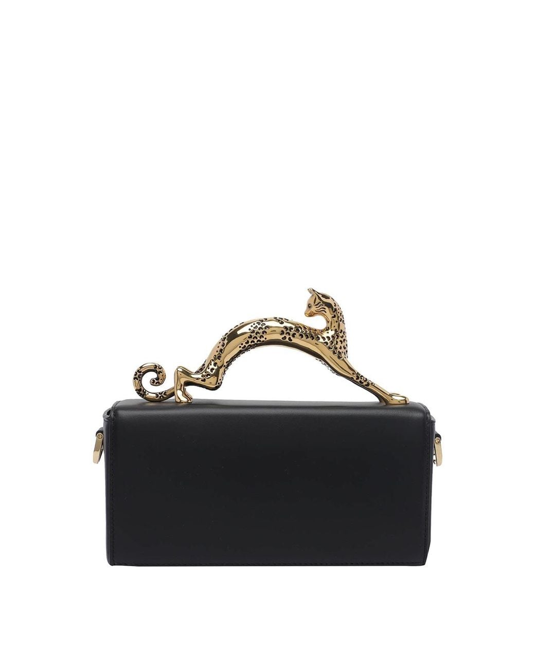 Lanvin Blue Nano Pencil Cat Handbag
