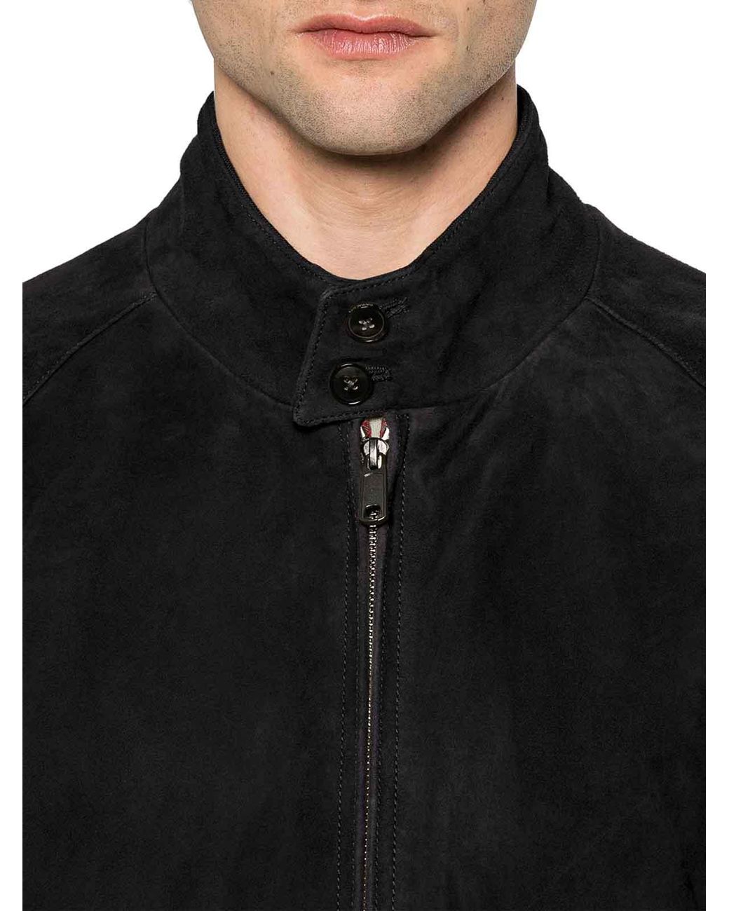 Baracuta Black G9 Suede Jacket for men