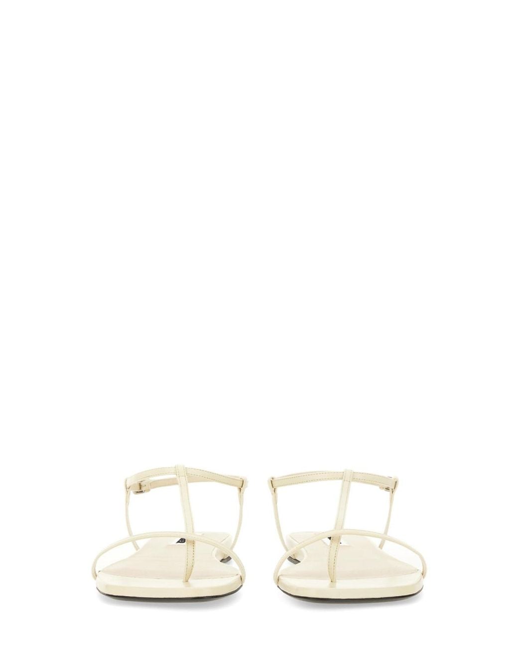 Jil Sander Natural Sandalen