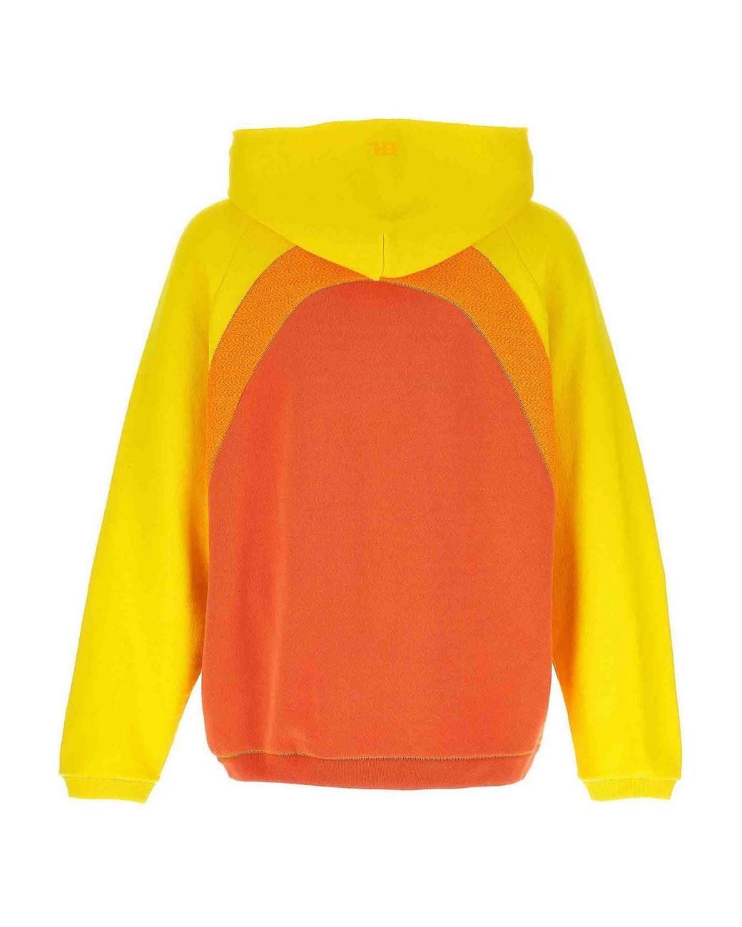 ERL Orange Patchwork Hoodie