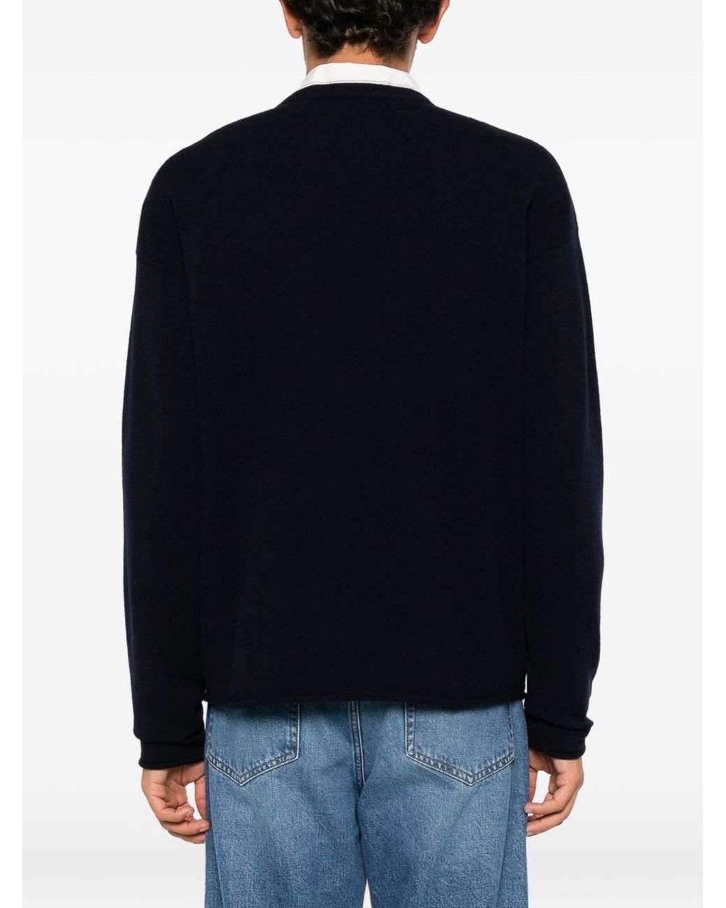 Extreme Cashmere Black Cashmere Crewneck Sweater
