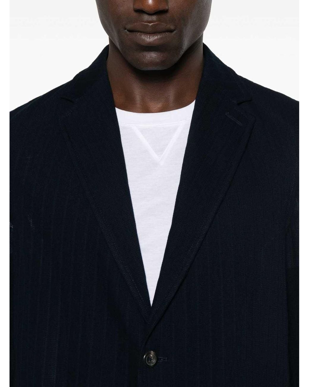 Circolo 1901 Blue Cotton Single-Breasted Jacket for men