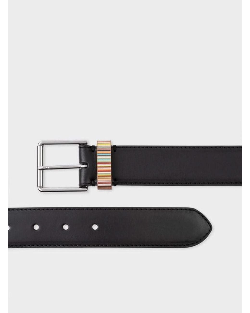 Cinturón Paul Smith de hombre de color Black