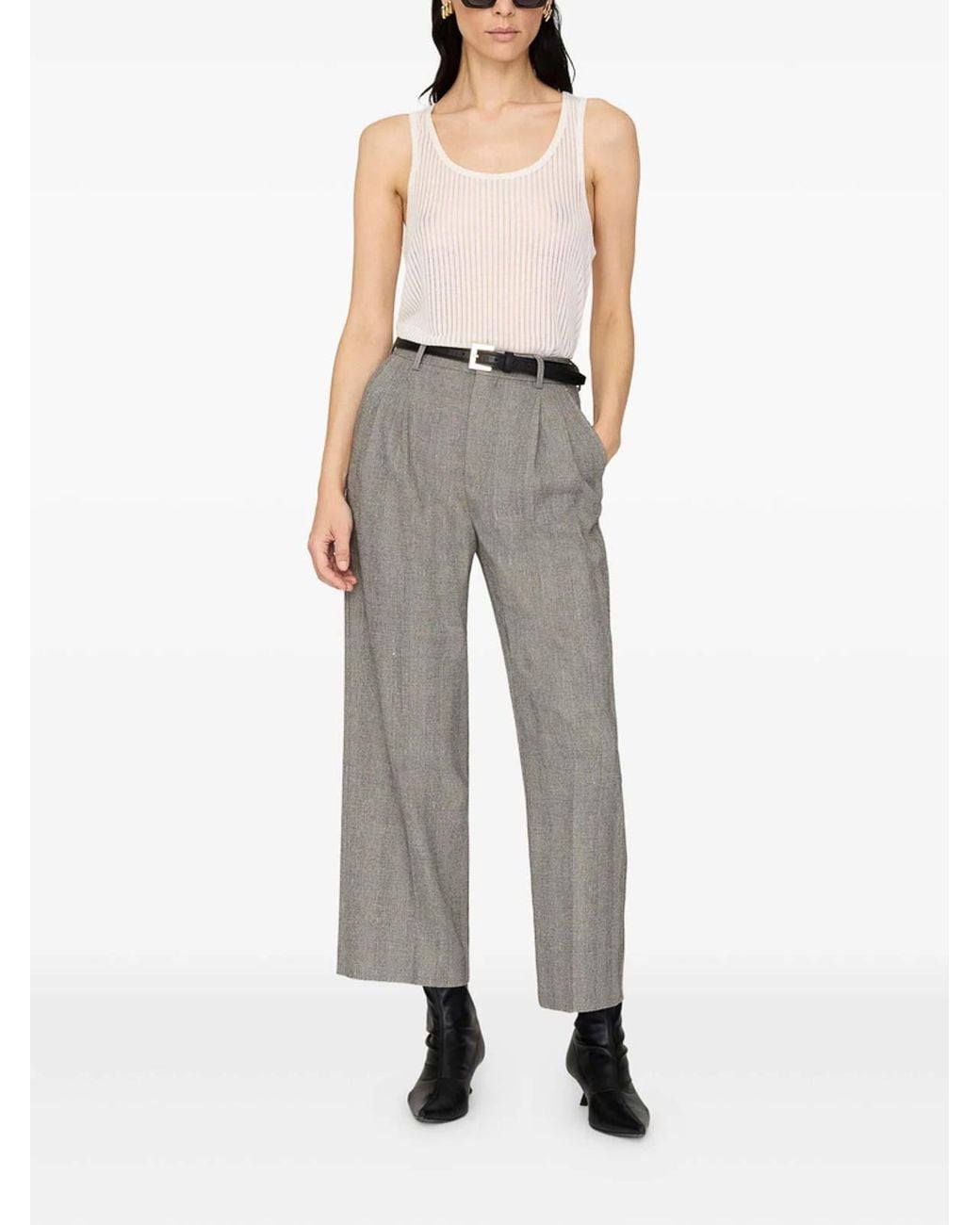 Anine Bing Gray Pants