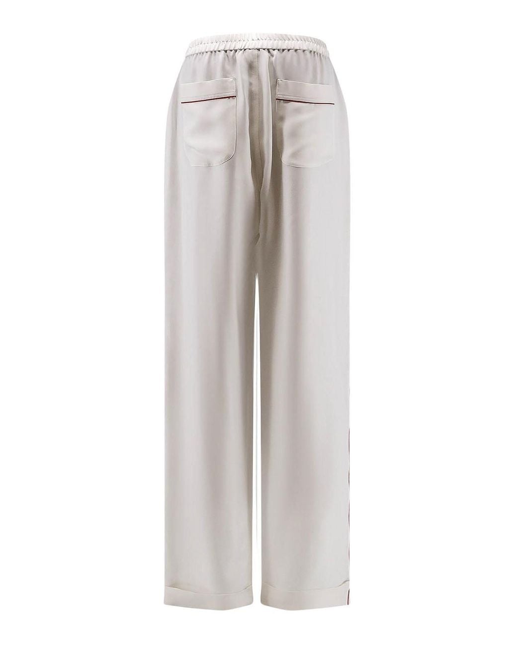 Tom Ford Gray Silk Trousers