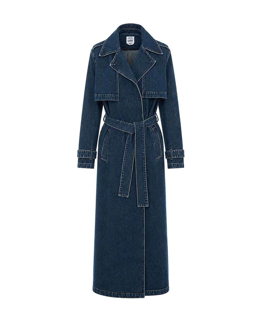Liu Jo Blue Denim Trench