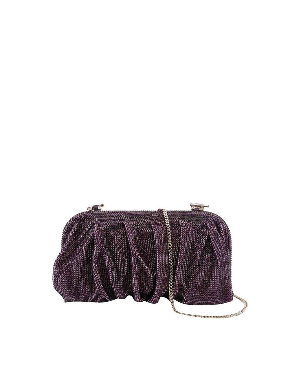 Benedetta Bruzziches Purple Venus Clutch