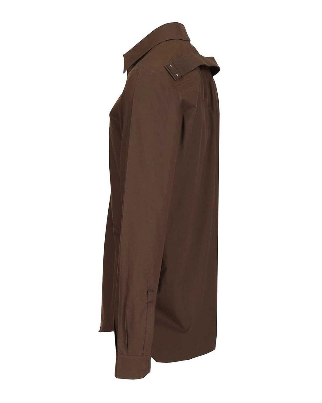 Rick Owens Brown Fogpocket Outershirt for men