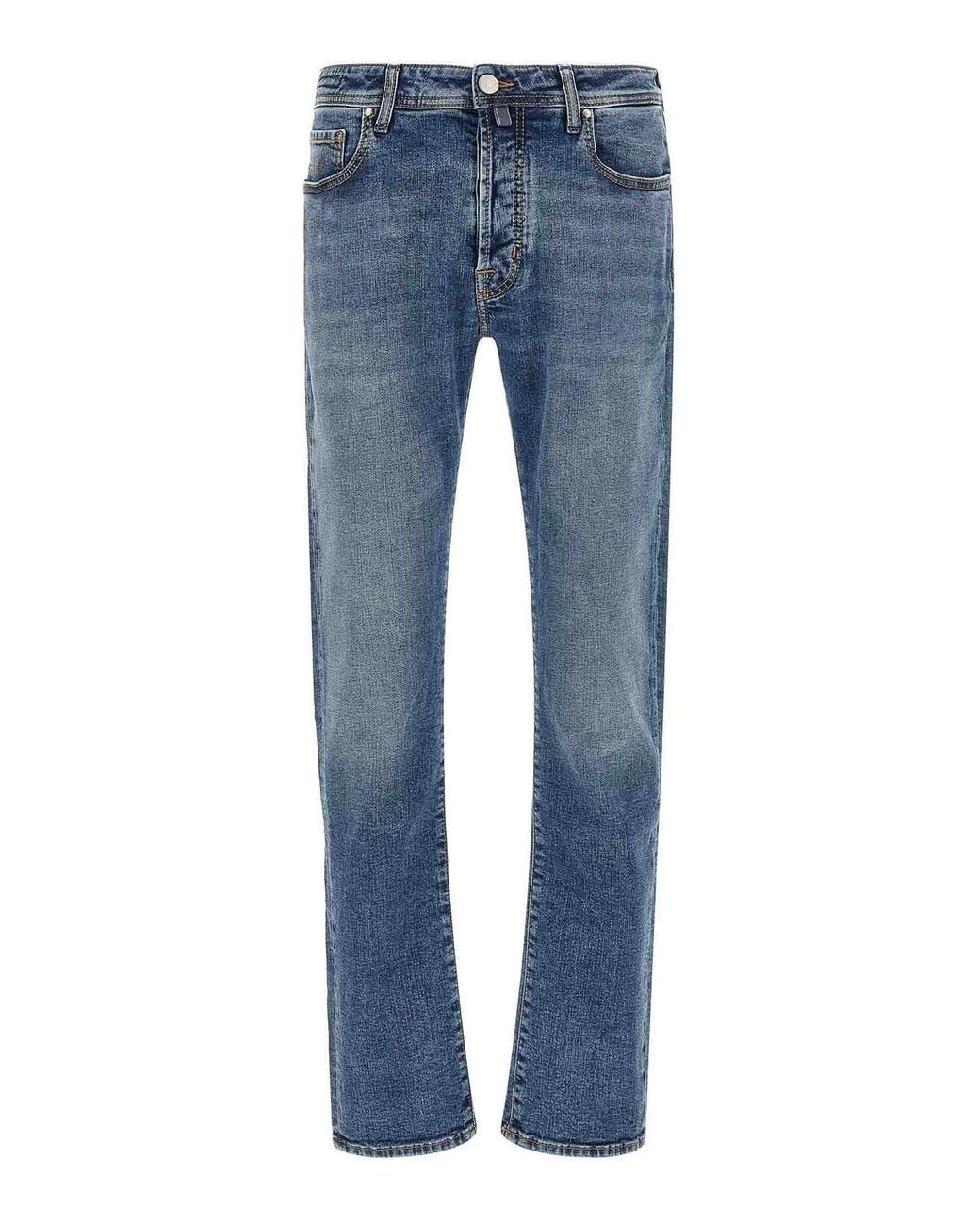 Jacob Cohen Blue Bard Cotton Jeans for men