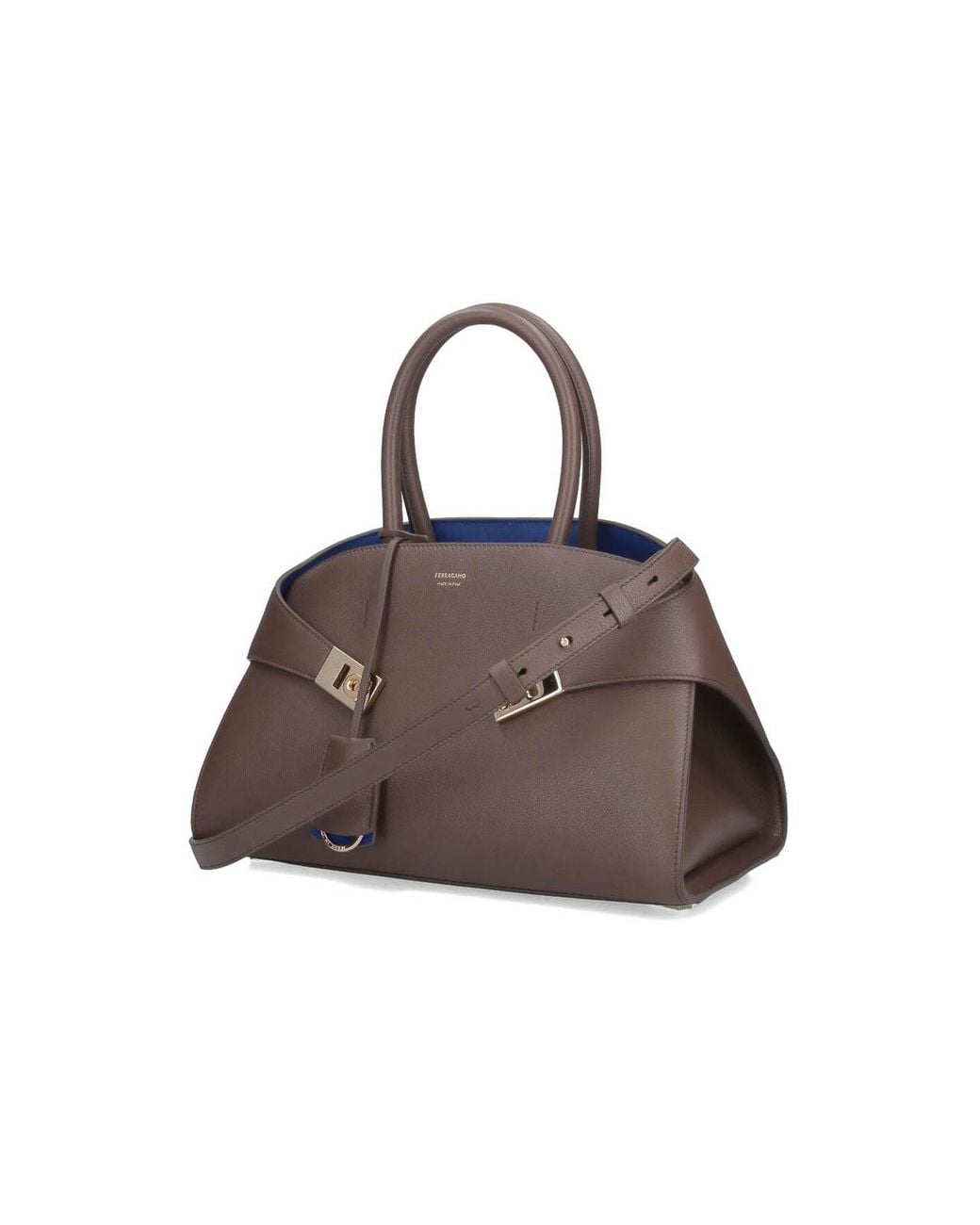 Ferragamo Brown Middle Hand Bag