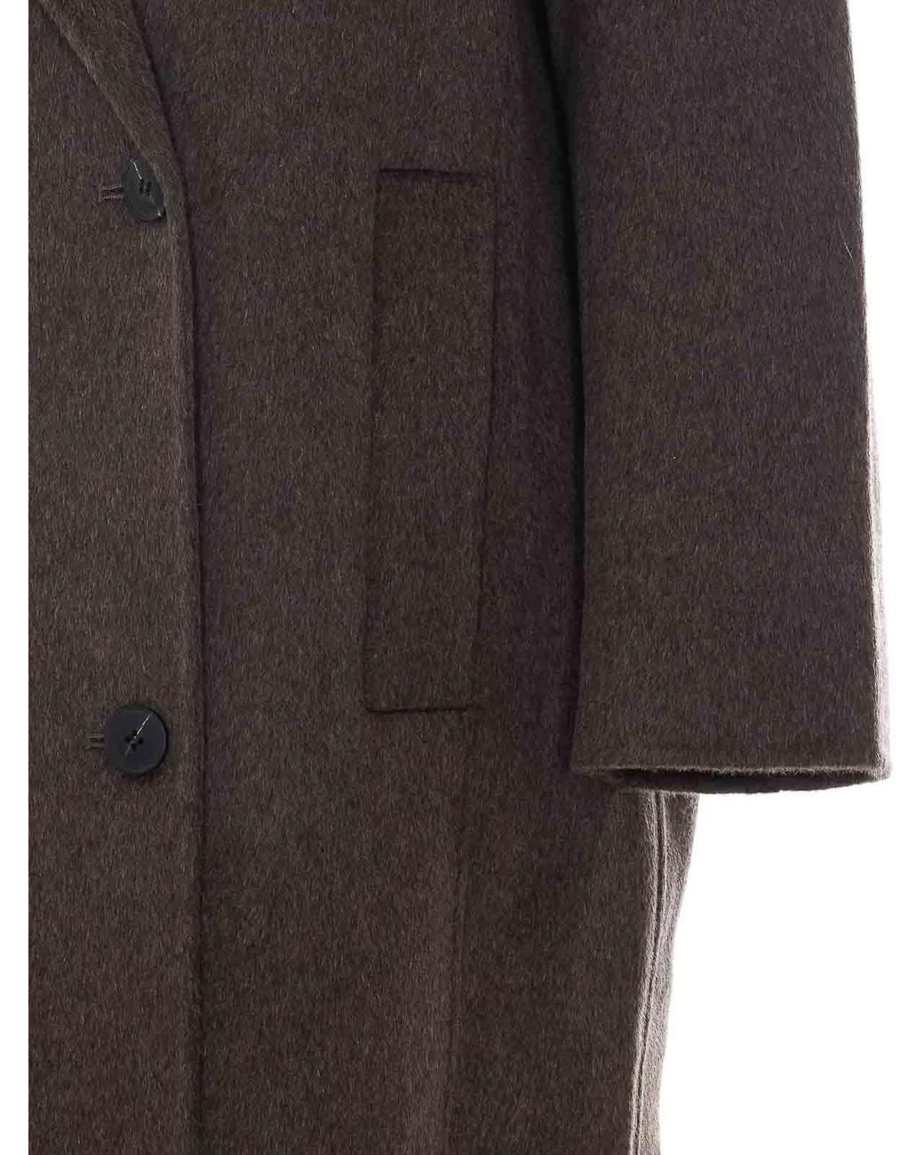 The Dynamis Studio Black Stockholm Double Breasted Button Coat