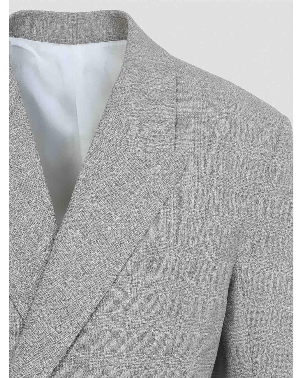 Bottega Veneta Gray Prince Of Walles Jacket
