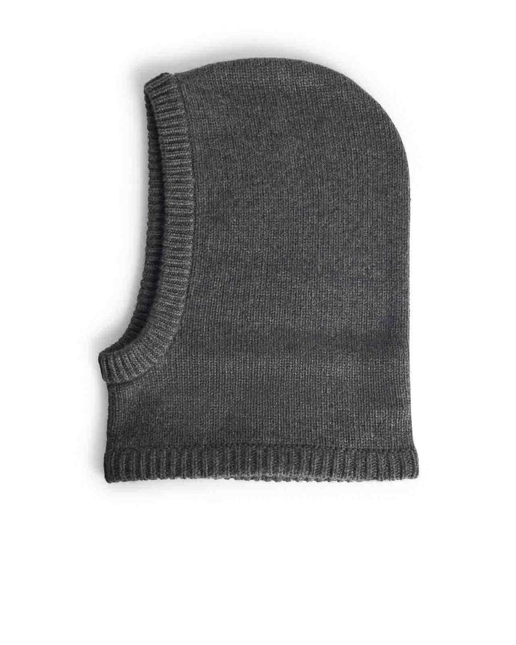 Lisa Yang Gray Astri' Graphite Cashmere Balaclava