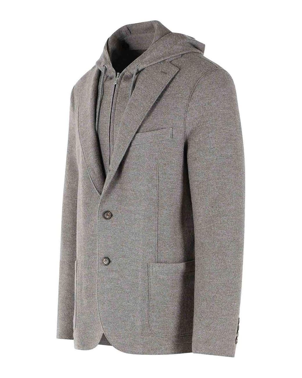 Blazer Eleventy pour homme en coloris Gray