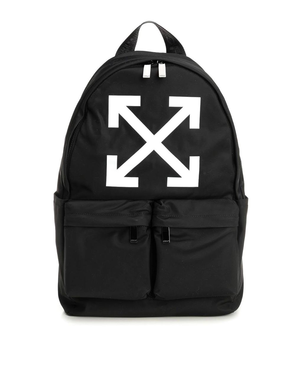Off-White c/o Virgil Abloh Black Arrow Print Backpack for men