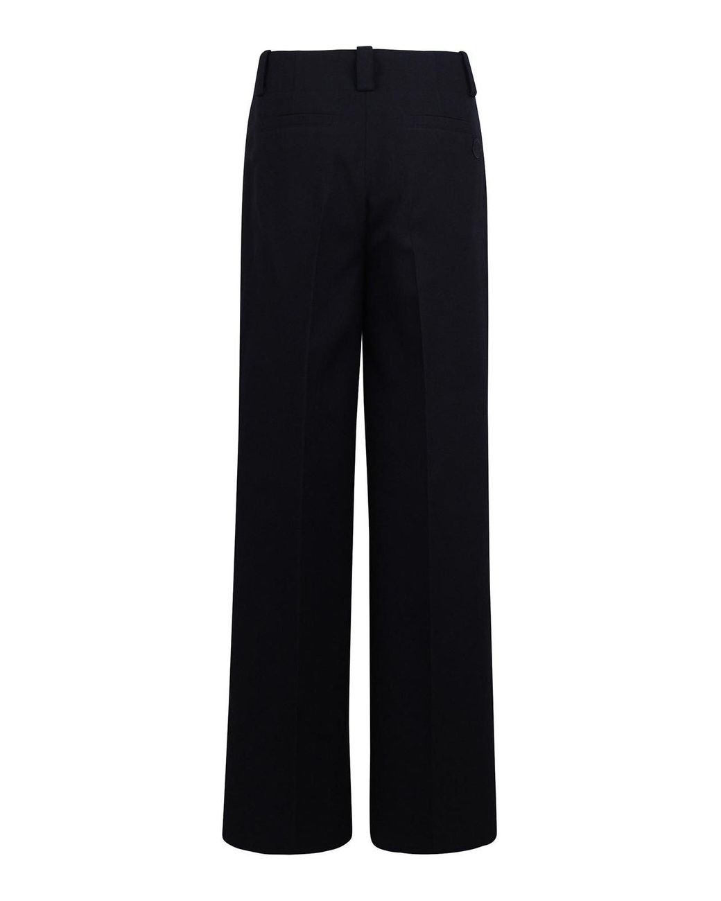 Moncler Blue Palazzo Trousers With Folds