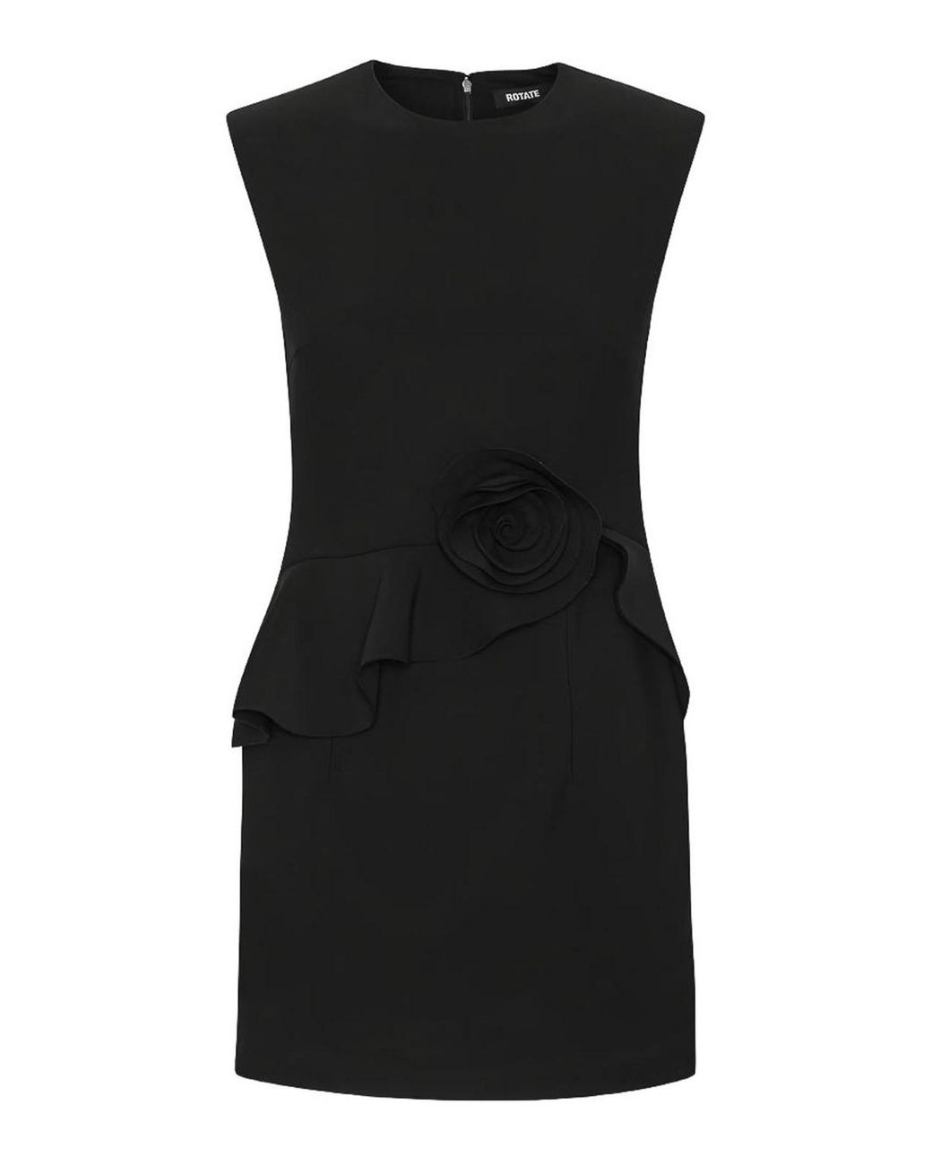 ROTATE BIRGER CHRISTENSEN Black Long Dress With Elegant Silhouette