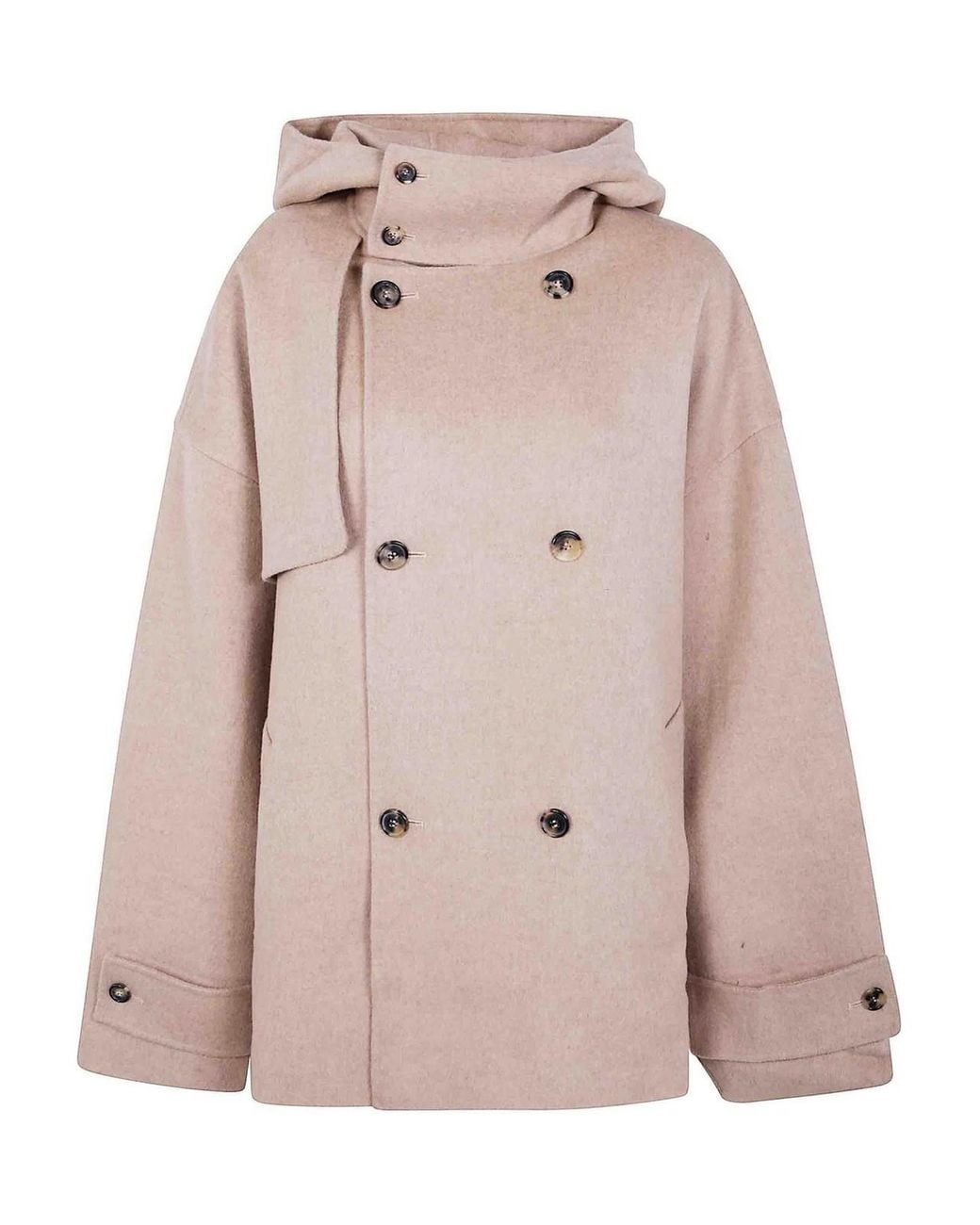 J.W. Anderson Pink Oversize Peacoat