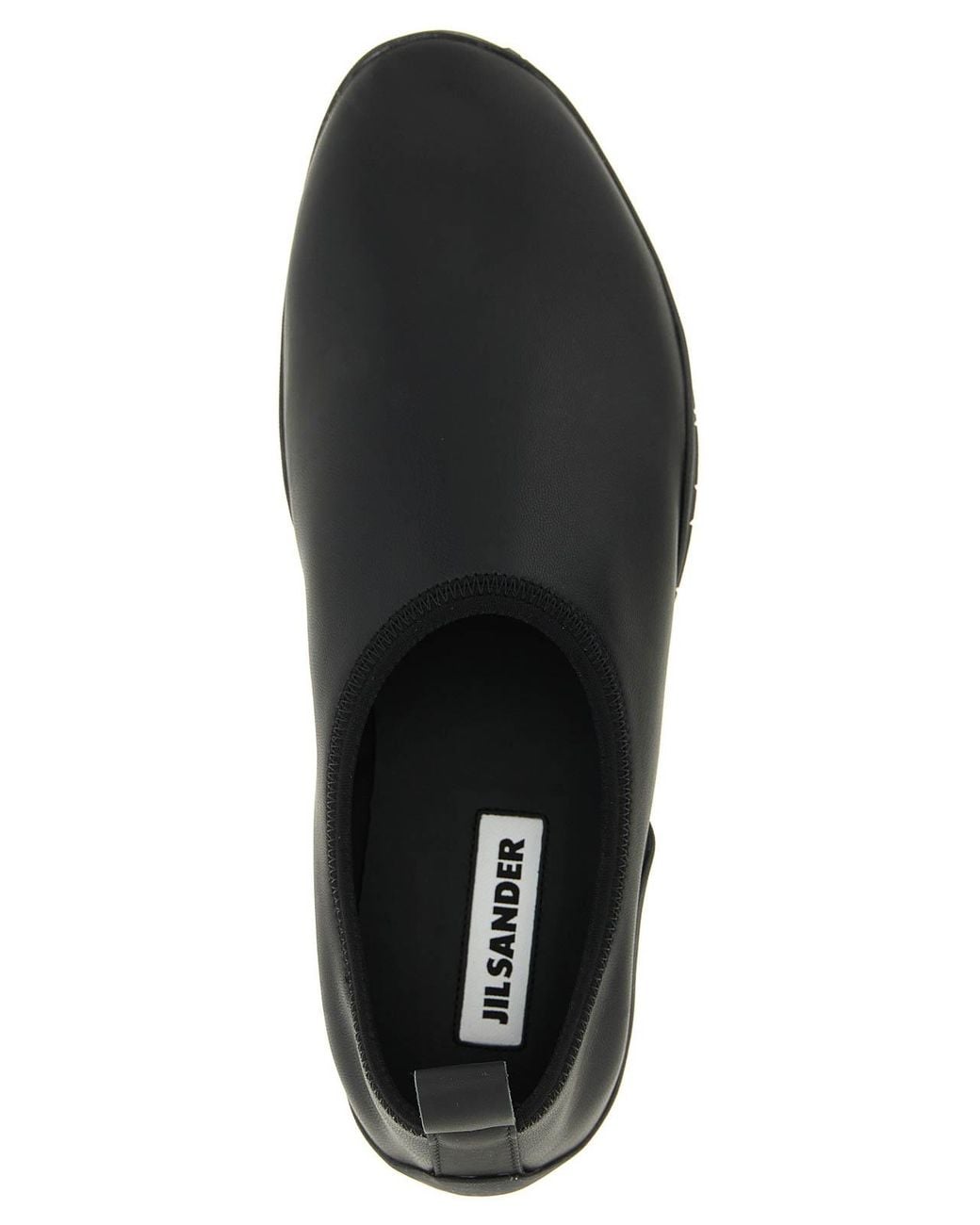 Jil Sander Black Slippers