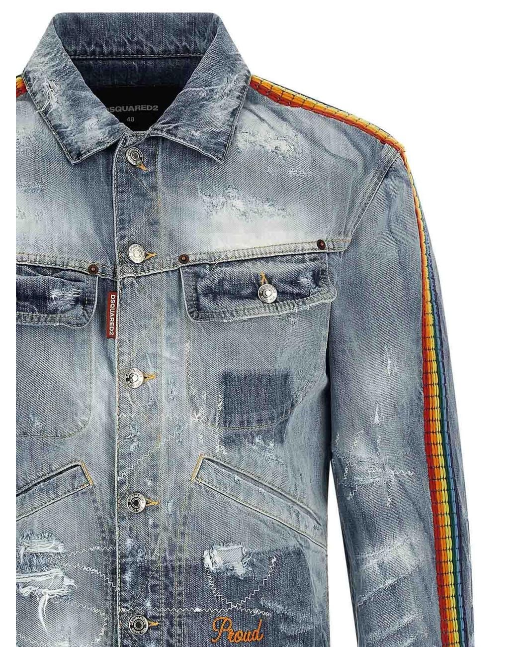 Camisa DSquared² de hombre de color Blue