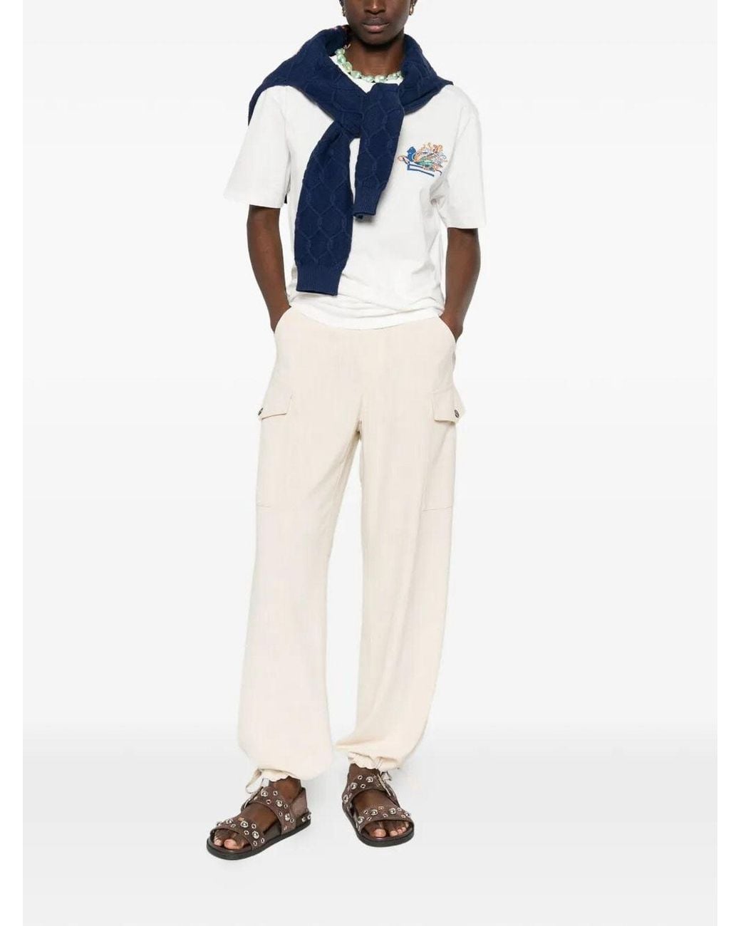 Etro White T-Shirts